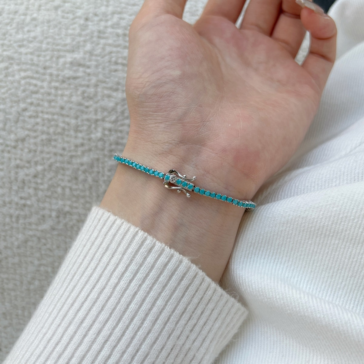 [Everoly JW]Schillerndes, exquisites Armband im Rundschliff für den Alltag