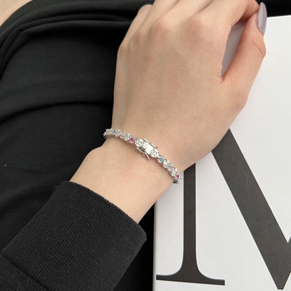 [Everoly JW]Schillerndes, strahlendes Multi-Cut-Armband für den Alltag