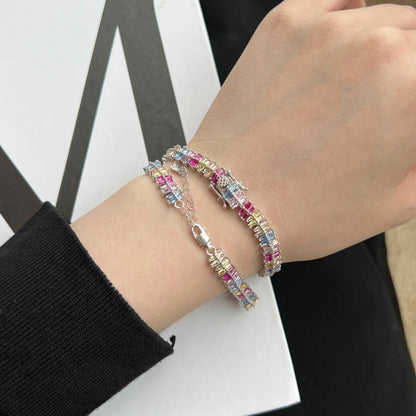 [Everoly JW]Funkelndes, exquisites Party-Armband mit mehreren Schliffen