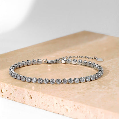 [Elitejewels]Dazzling Sparkling Round Cut Daily Bracelet