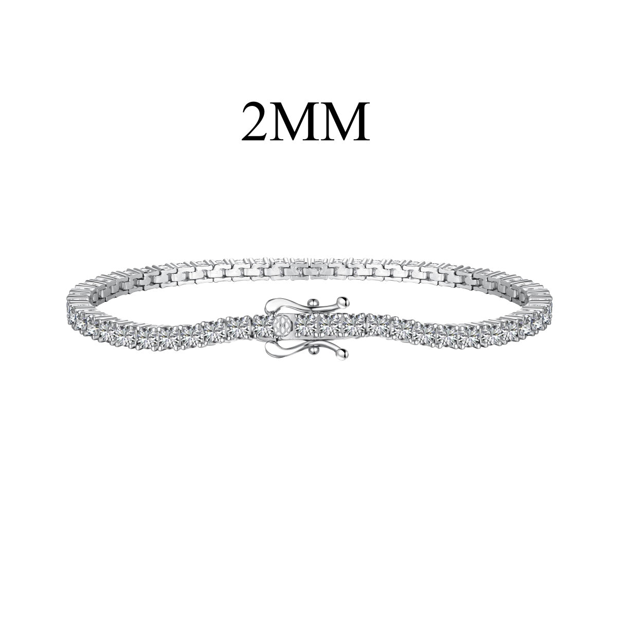 [Everoly JW]Schillerndes, exquisites Armband im Rundschliff für den Alltag