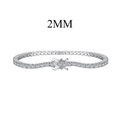 [Everoly JW]Schillerndes, exquisites Armband im Rundschliff für den Alltag