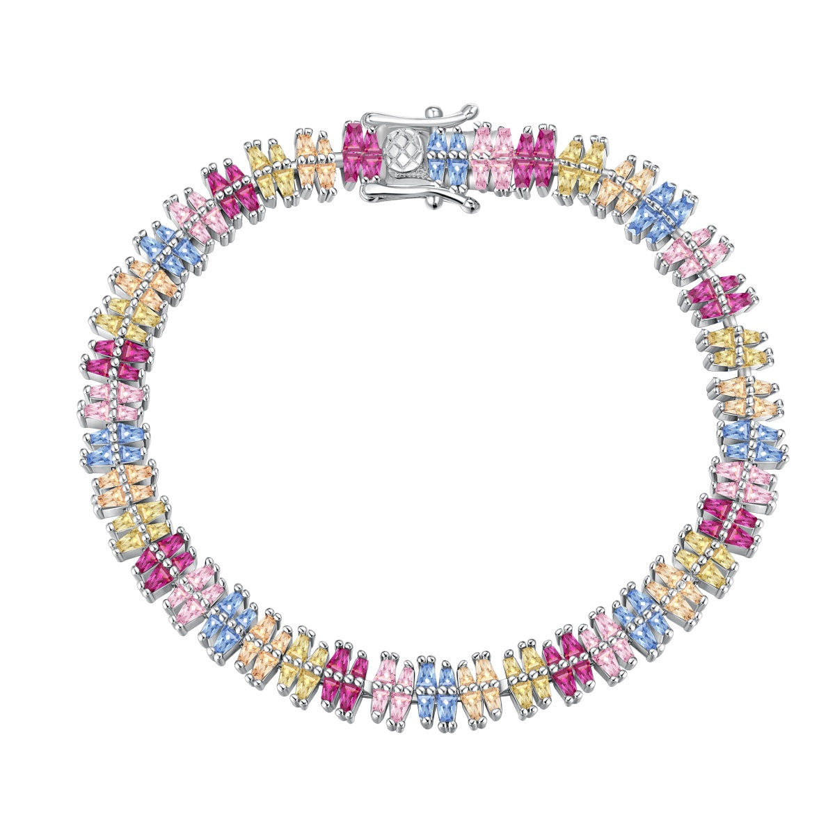 [Everoly JW]Funkelndes, exquisites Party-Armband mit mehreren Schliffen