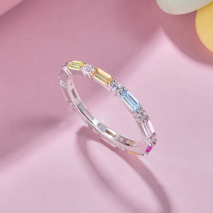 [Everoly JW]Lively In Shades Elegant Radiant Cut Daily Ring