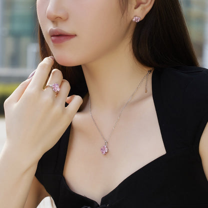 [Everoly JW]四つ葉のクローバーボールピアス