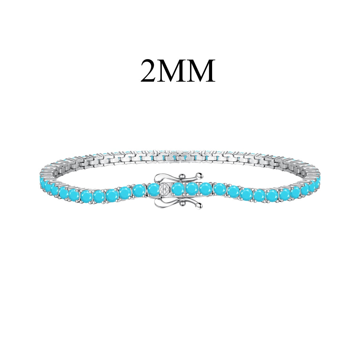[Everoly JW]Schillerndes, exquisites Armband im Rundschliff für den Alltag