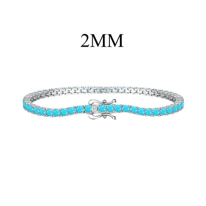 [Everoly JW]Schillerndes, exquisites Armband im Rundschliff für den Alltag