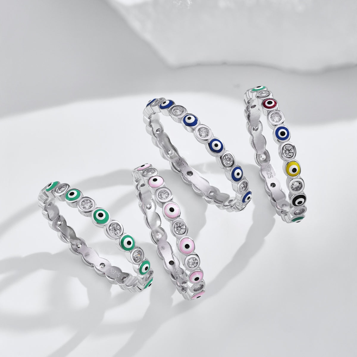 [Everoly JW]Sparkling Vibrant Round Shape Daily Ring