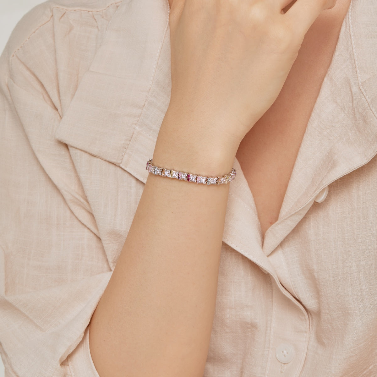 [Everoly JW] Einzigartiges buntes Armband in Blumenform für den Alltag