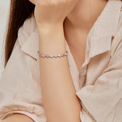 [Everoly JW]0,25 Karat strahlendes Wassertropfen-Armband für den Alltag