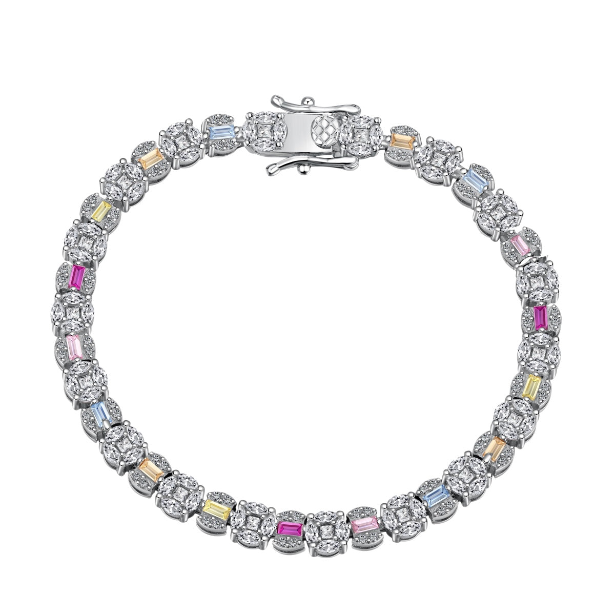 [Everoly JW]Schillerndes, strahlendes Multi-Cut-Armband für den Alltag