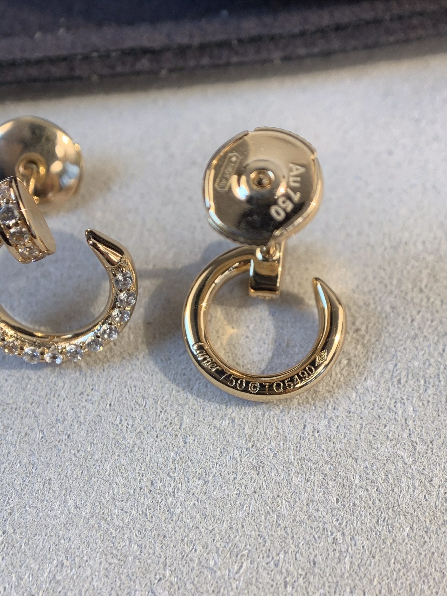 [Everoly JW]JUSTE OHRRINGE GOLD DIAMANTEN 
