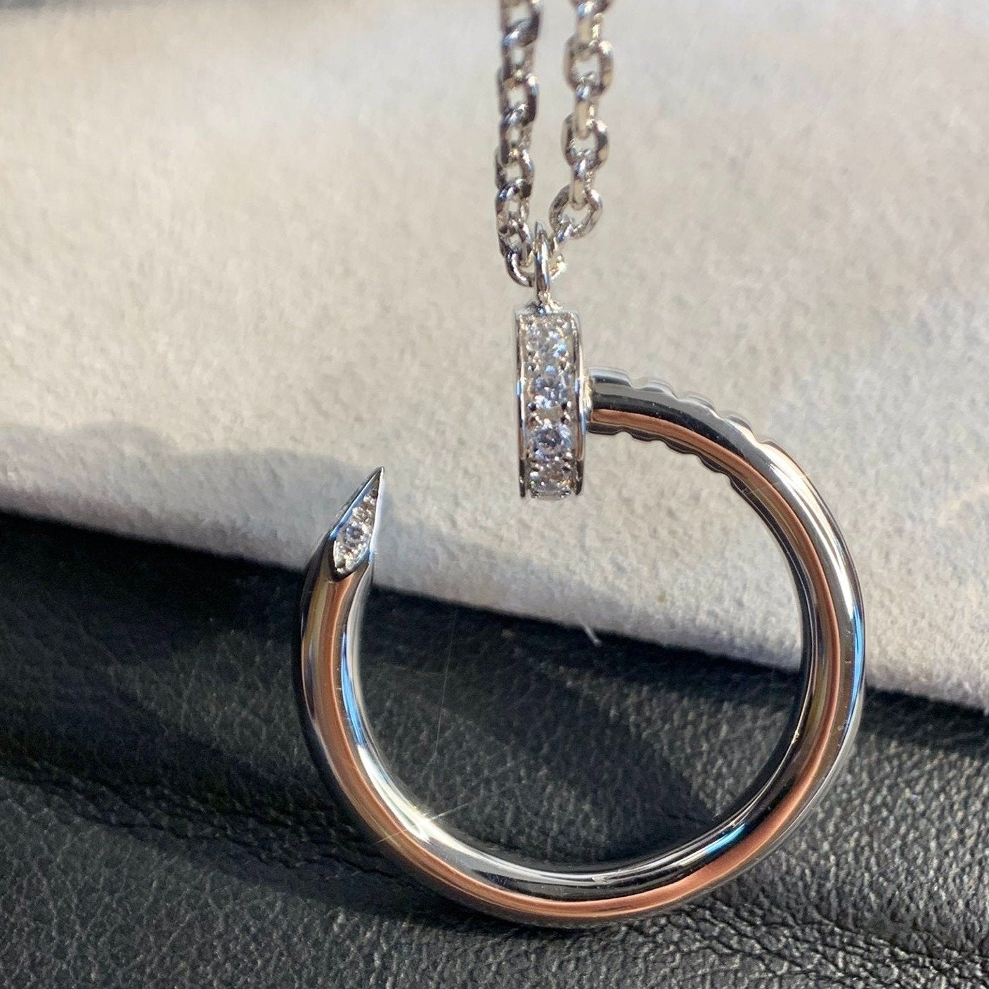 [Everoly JW]JUSTE NECKLACE SILVER