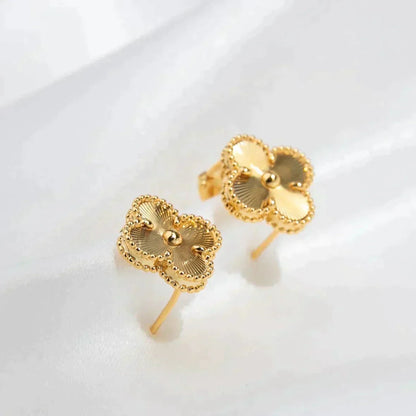 [Elitejewels]CLOVER MEDIUM 1 MOTIFS LASER EARRINGS