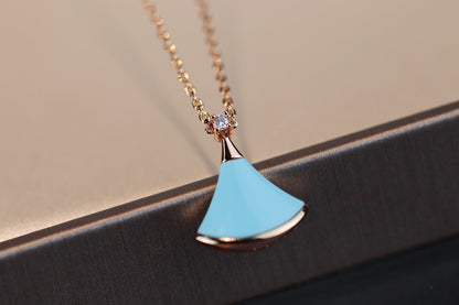 [Elitejewels]DREAM NECKLACE TURQUOISE PINK GOLD