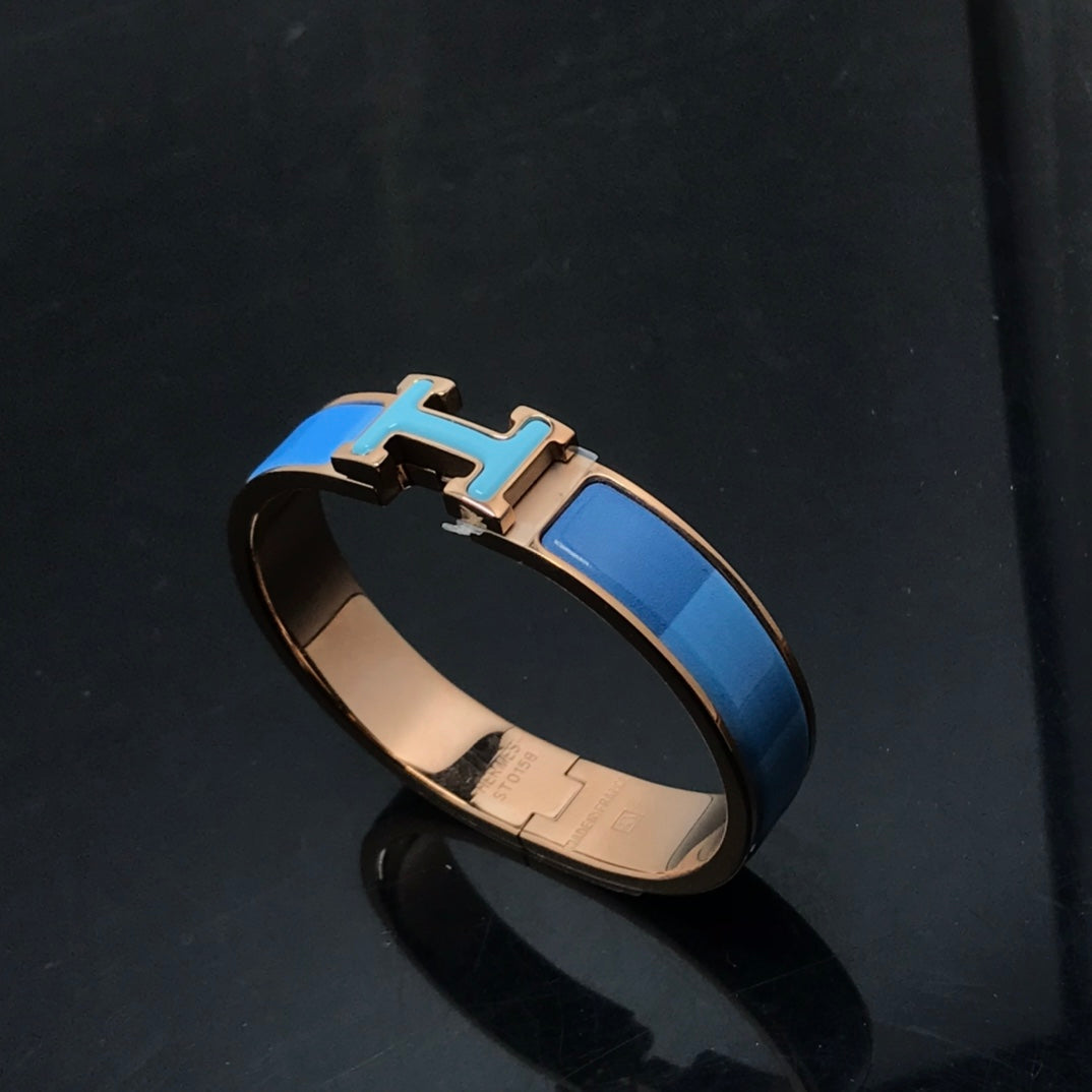 [Everoly JW]H BRACELET BLUE RAINBOW CERAMIC