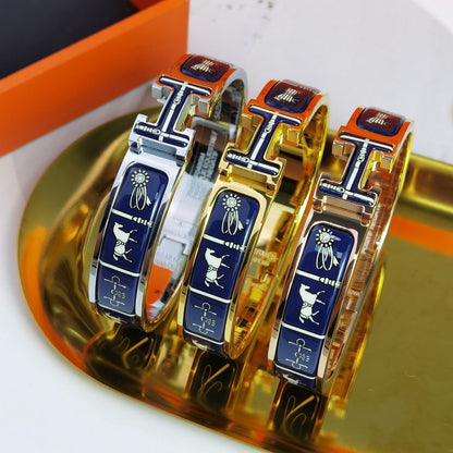 [Everoly JW]H COUVERTURES DARK BLUE BRACELET
