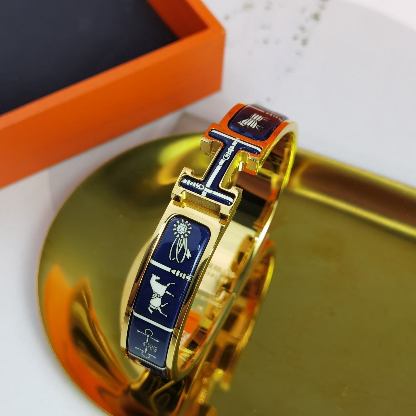 [Everoly JW]H COUVERTURES DARK BLUE BRACELET