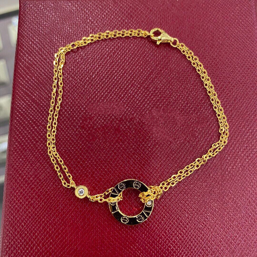 [Everoly JW]LOVE BRACELET 2 DIAMOND