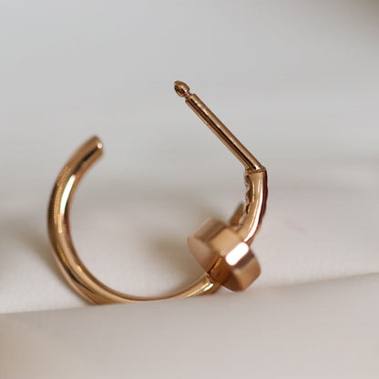 [Elitejewels]JUSTE EARRINGS PINK GOLD