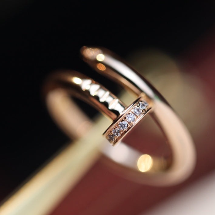 [Everoly JW]JUSTE RING 2.65MM PINK GOLD DIAMOND