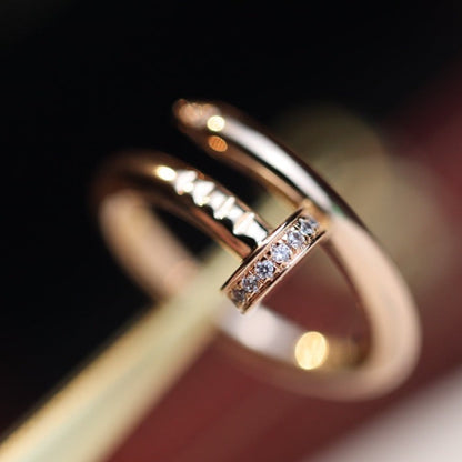 [Everoly JW]JUSTE RING 2.65MM PINK GOLD DIAMOND
