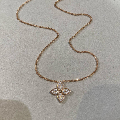 [Elitejewels]STAR DIAMOND NECKALCE GOLD