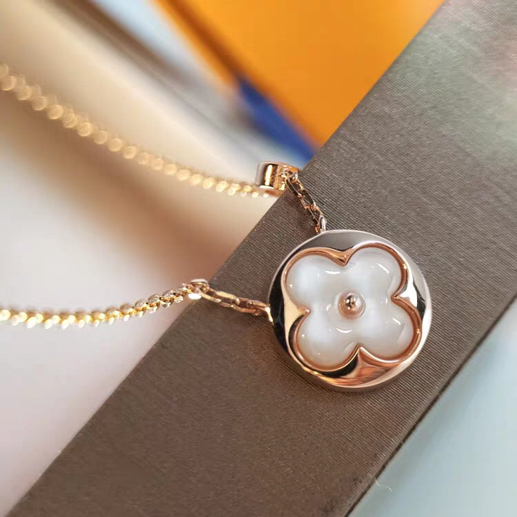 [Everoly JW]SUN MOP GOLD 1 DIAMOND NECKLACE