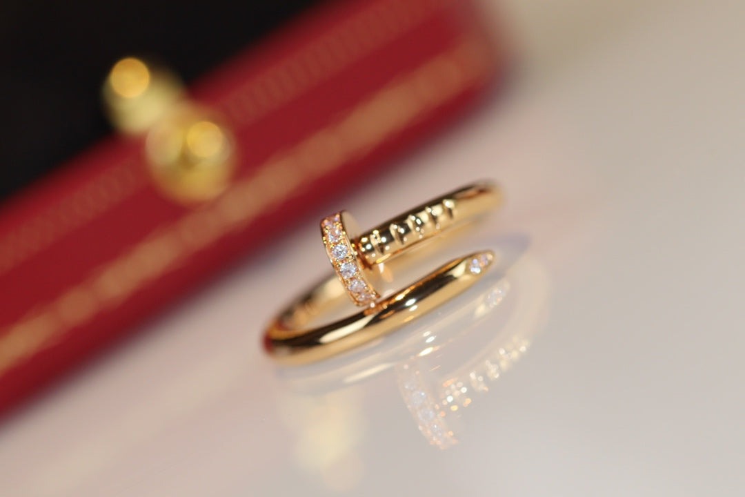 [Elitejewels]JUSTE RING 2.65MM GOLD DIAMOND