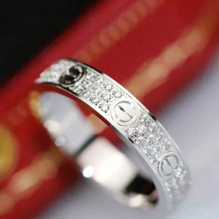 [エバリー JW]ラブリング 3.6mm ダイヤモンドパヴェ