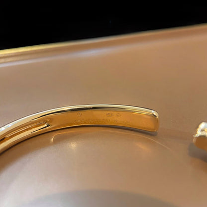 [Everoly JW] PANTHERE GOLD OFFENES ARMBAND