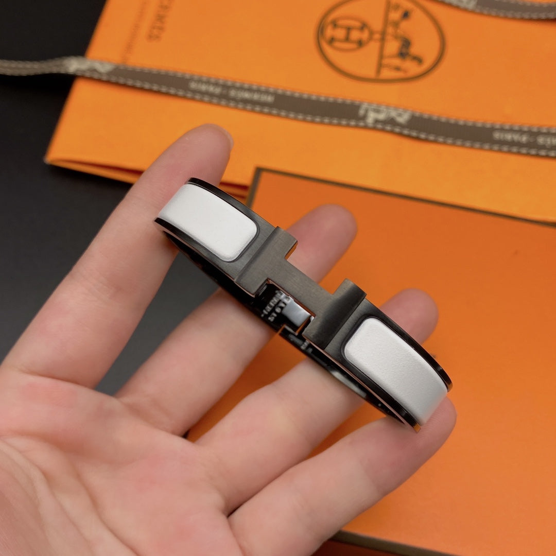 [Everoly JW]H BRACELET 12MM BLACK WHITE CERAMIC