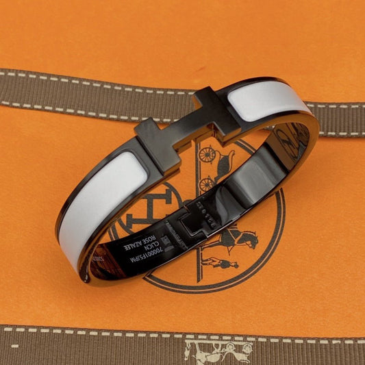 [Everoly JW]H BRACELET 12MM BLACK WHITE CERAMIC
