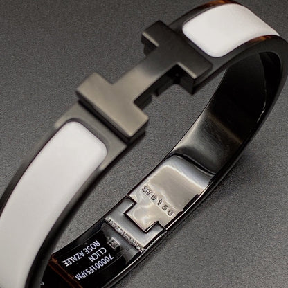 [Everoly JW]H BRACELET 12MM BLACK WHITE CERAMIC
