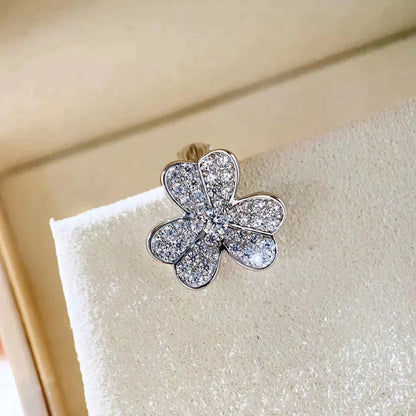 [Elitejewels]CLOVER COMOS DIAMANT OHRRINGE SILBER