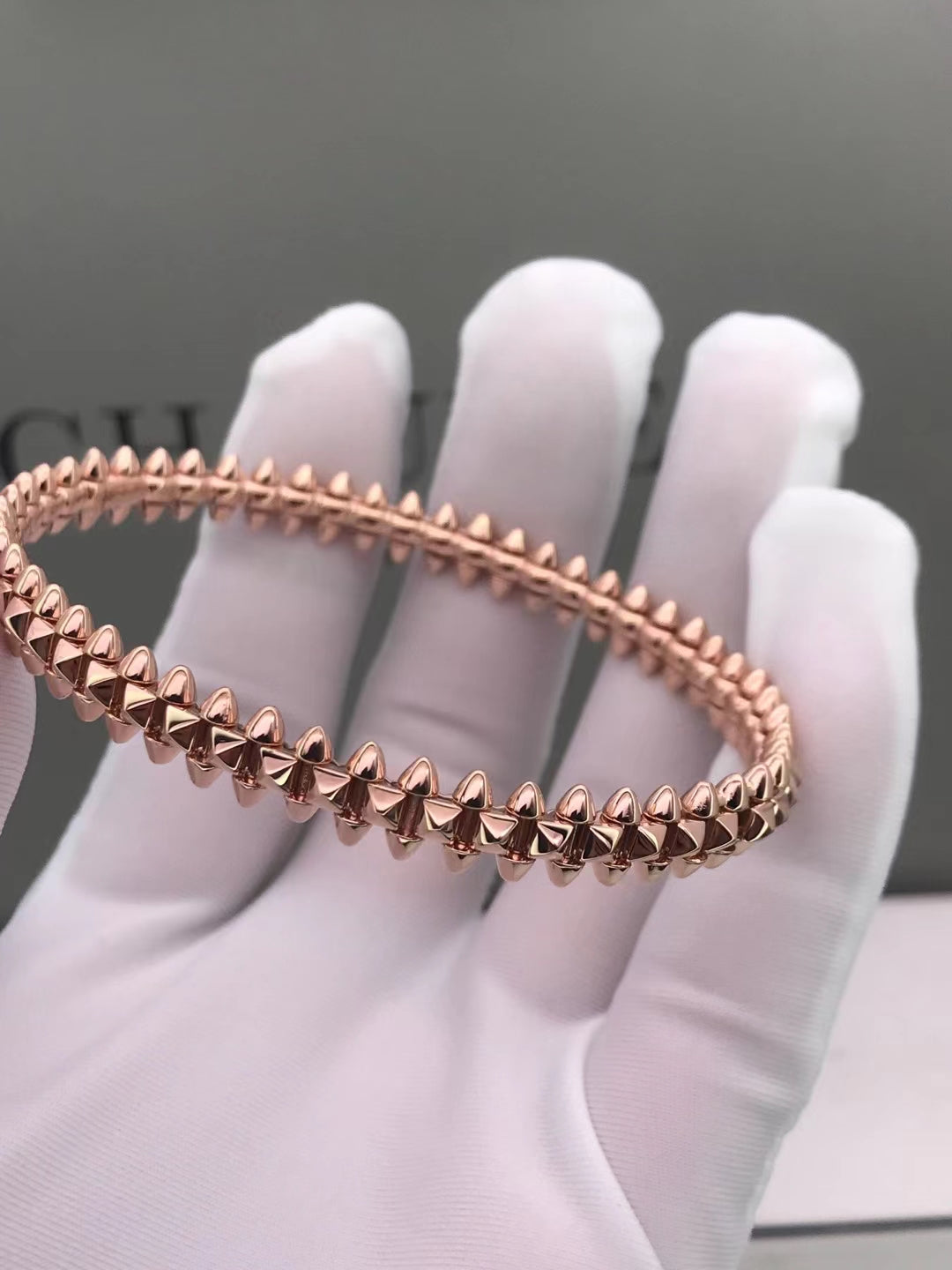 [Elitejewels]CLASH PINK GOLD BRACELET