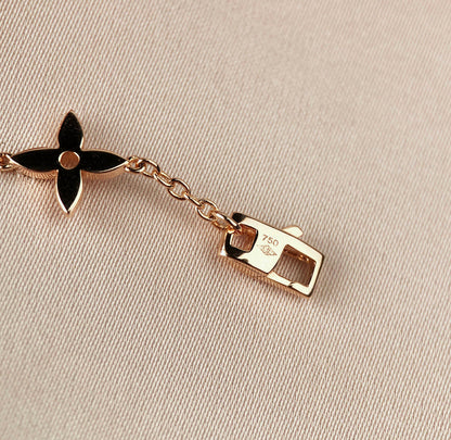 [Everoly JW]STAR AND SUN 7 MOTIFS GOLD BRACELET