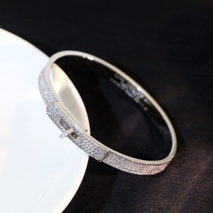 [Everoly JW]KELLY BRACELET DIAMOND PAVED