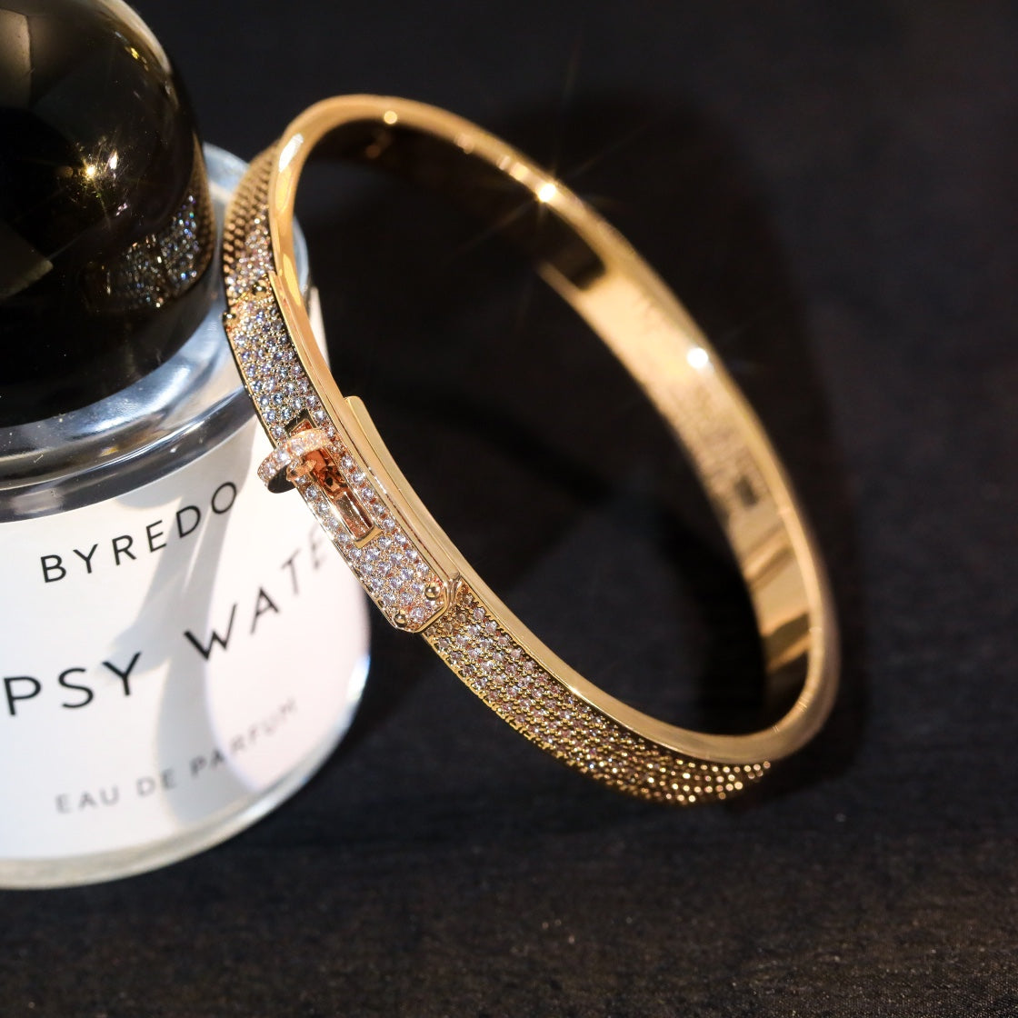 [Everoly JW]KELLY BRACELET DIAMOND PAVED