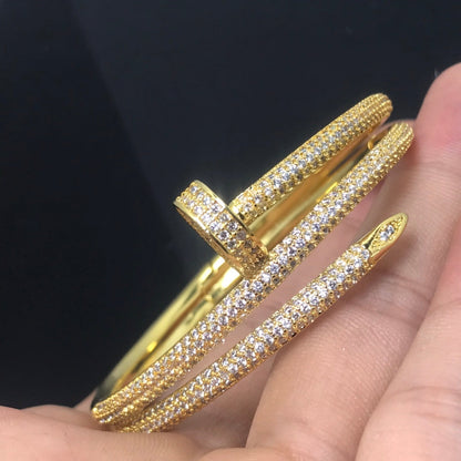 [Elitejewels]JUSTE ブレスレット 3.5MM 2列ダイヤモンド