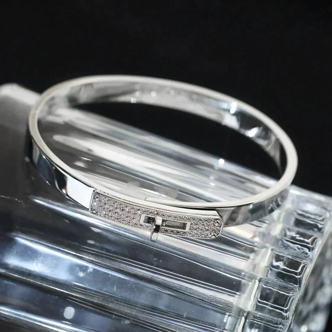 [Everoly JW]KELLY SILVER DIAMOND BRACELET