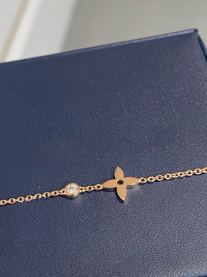 [Everoly JW]STAR DIAMOND PINK GOLD BRACELET