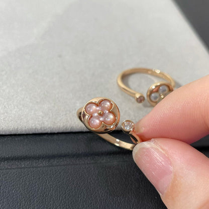 [Elitejewels] SONNE 1 DIAMANT ROSA MOP RING