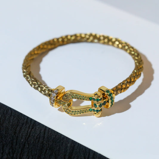 [Everoly JW]FORCE 10 GOLD GREEN DIAMOND PAVED