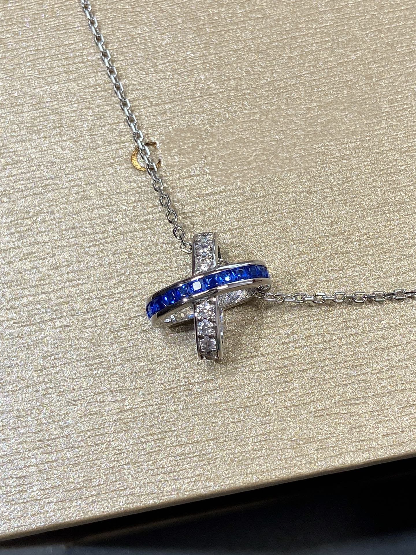 [Elitejewels]リアン ダイヤモンド シルバーネックレス