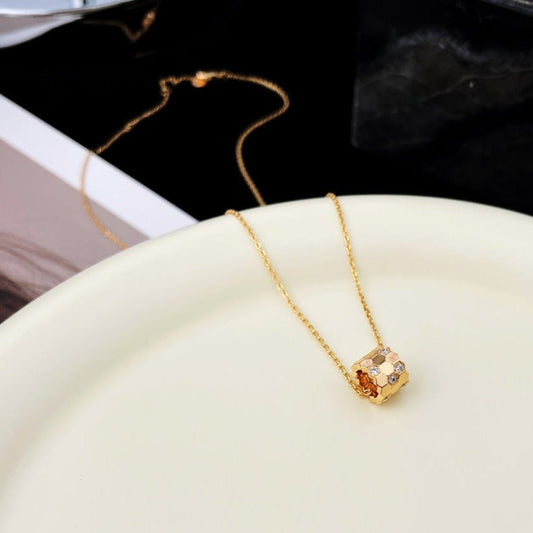 [Elitejewels]BEE MINI PEDANT DIAMOND NECKLACE