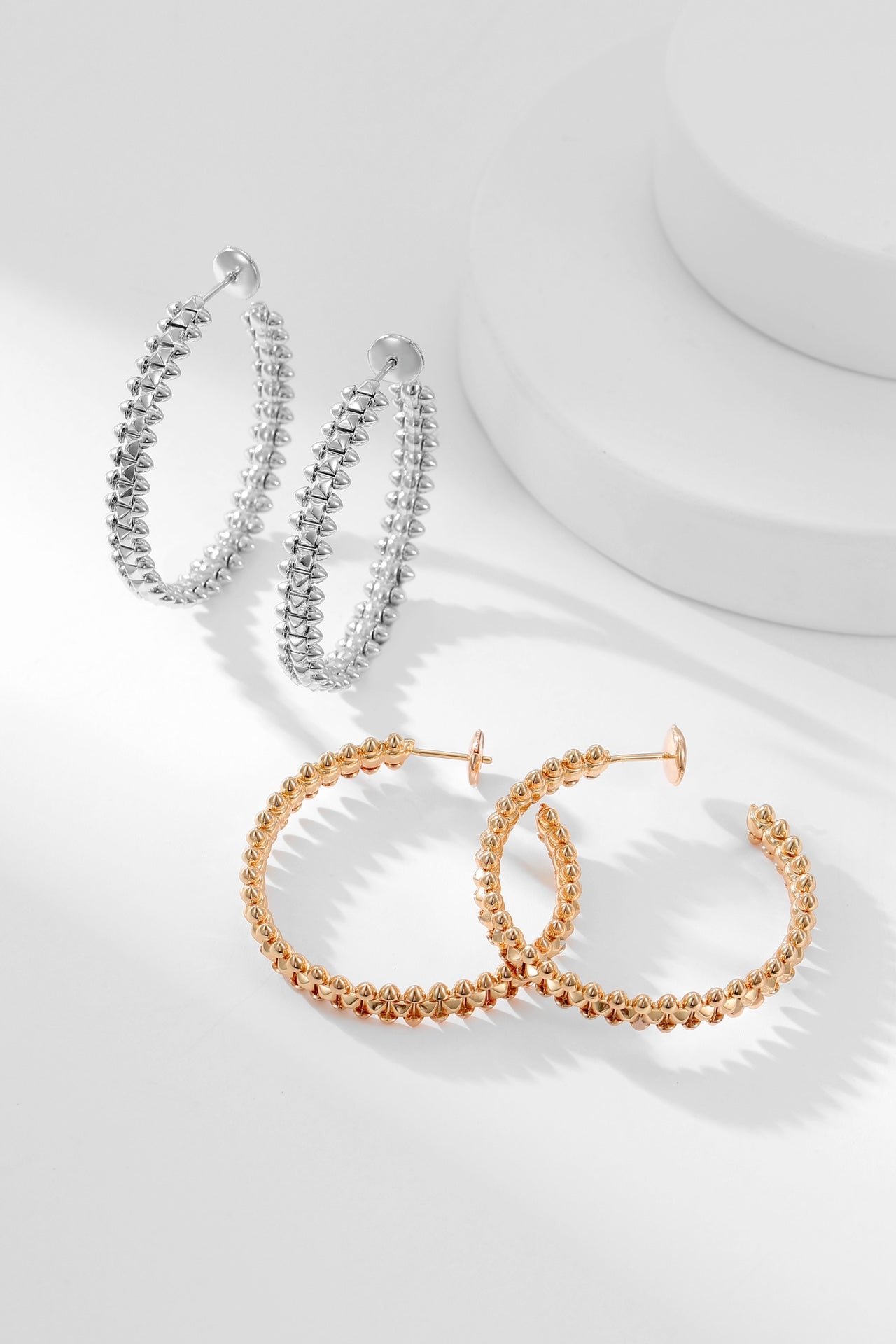 [Elitejewels]CLASH HOOP EARRINGS