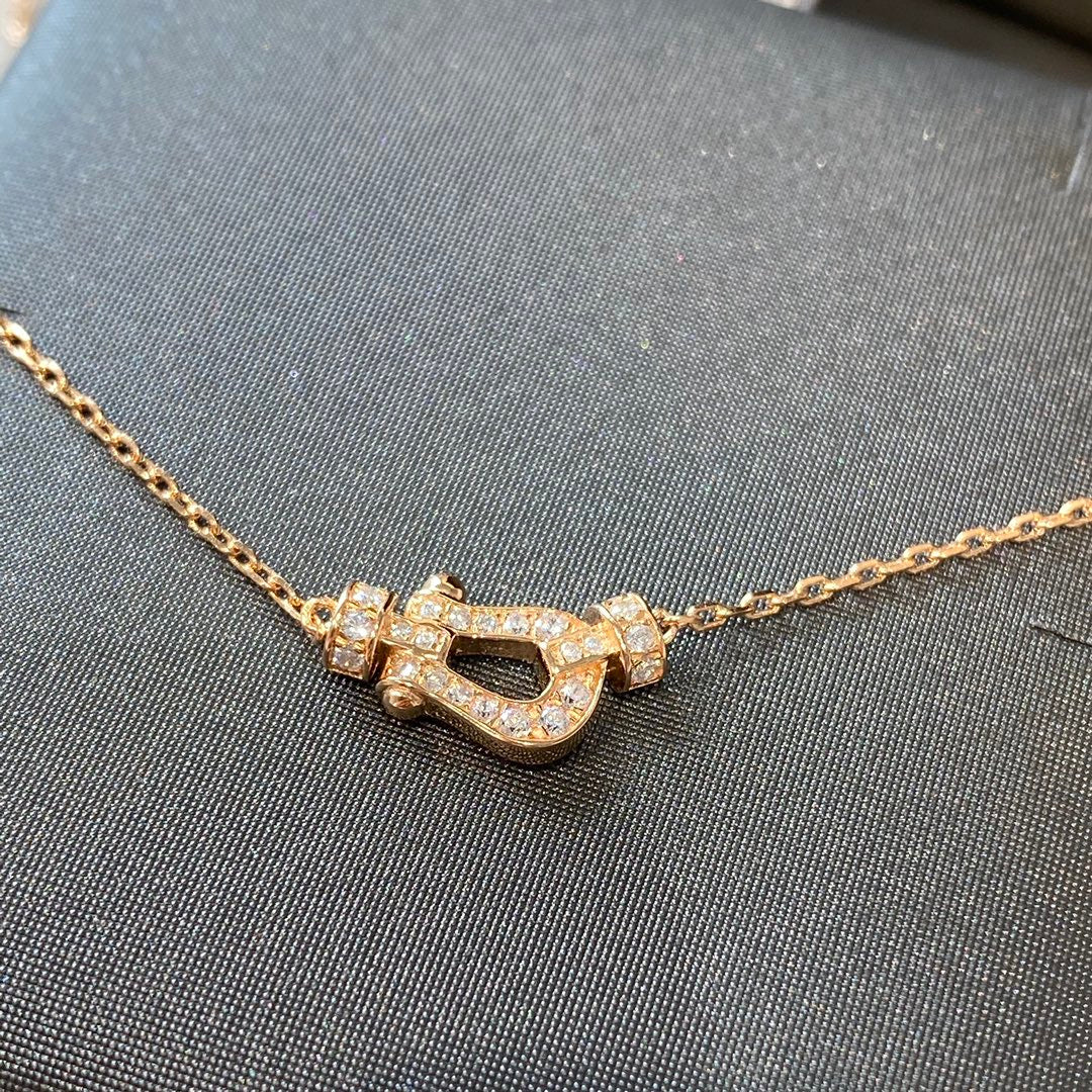 [Elitejewels]FORCE 10 DIAMOND PINK GOLD NECKLACE MINI MODEL