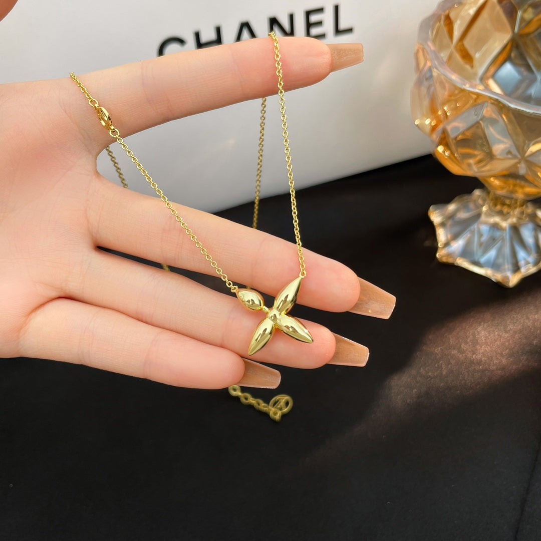 [Elitejewels]LOUISETTE GOLD NECKLACE