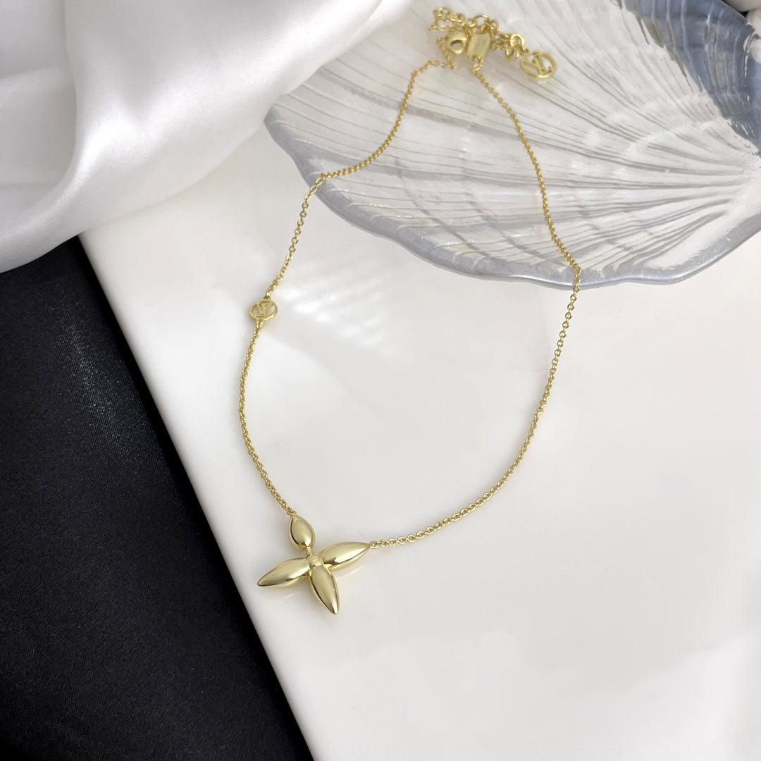 [Elitejewels]LOUISETTE GOLD NECKLACE